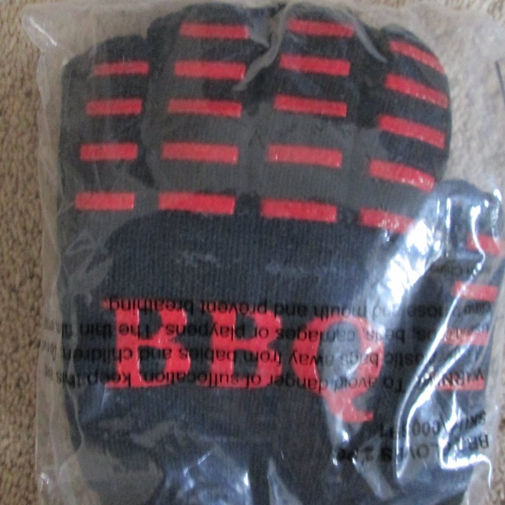 Gloves BBQ 1 pair, + Chili Winning Recipes